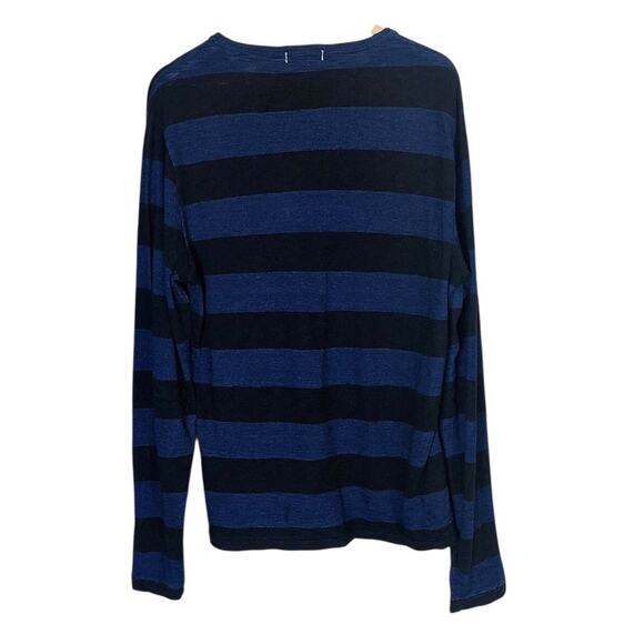 Alex Mill Standard Long-Sleeve T-shirt Knit 100% Cotton Striped Size Large - Picture 5 of 5
